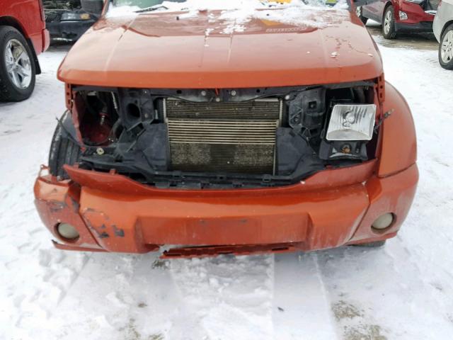 1D8GU58638W260167 - 2008 DODGE NITRO R/T ORANGE photo 7