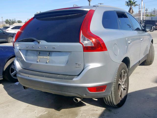 YV4902DZ0D2415371 - 2013 VOLVO XC60 T6 SILVER photo 4