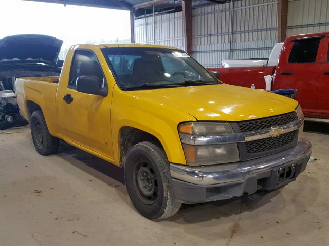 1GCCS149078194420 - 2007 CHEVROLET COLORADO YELLOW photo 1