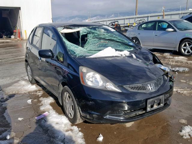 JHMGE8H39CC002568 - 2012 HONDA FIT BLACK photo 1