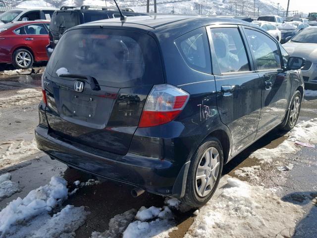 JHMGE8H39CC002568 - 2012 HONDA FIT BLACK photo 4