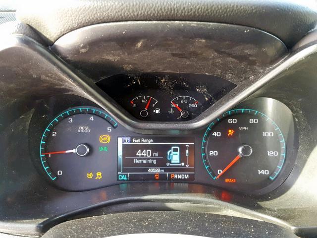 1GCPTCE1XG1394460 - 2016 CHEVROLET COLORADO L BLACK photo 8