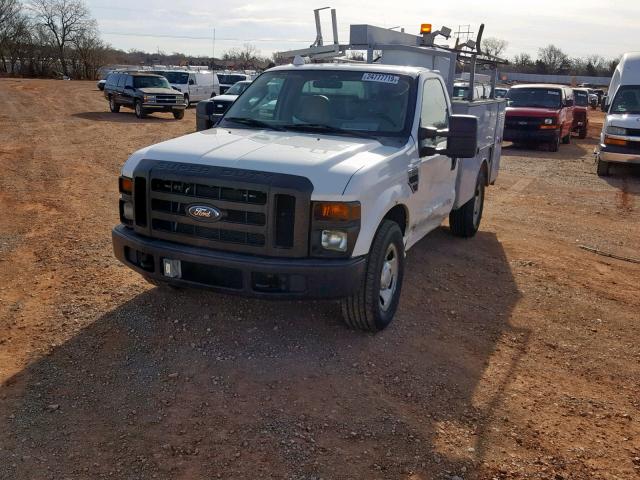 1FDSF30588EC23191 - 2008 FORD F350 SRW S WHITE photo 2