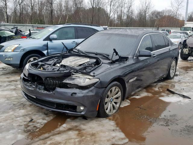 WBAKC8C55BC433334 - 2011 BMW 750 CHARCOAL photo 2