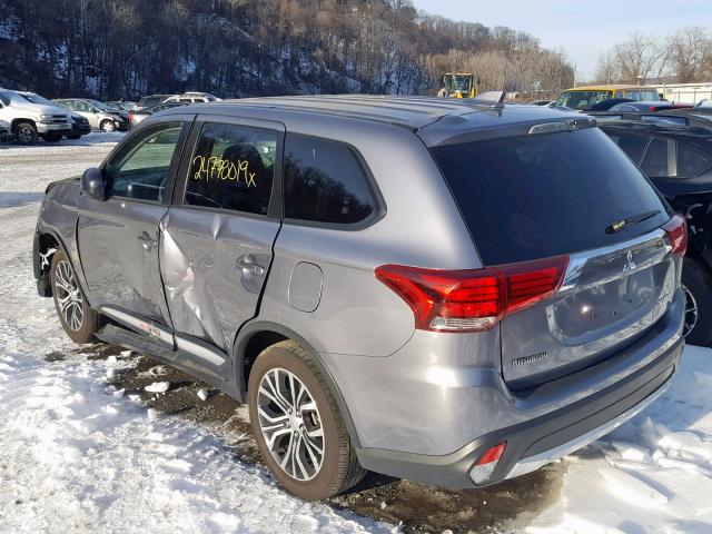 JA4AZ3A35JZ051957 - 2018 MITSUBISHI OUTLANDER GRAY photo 3