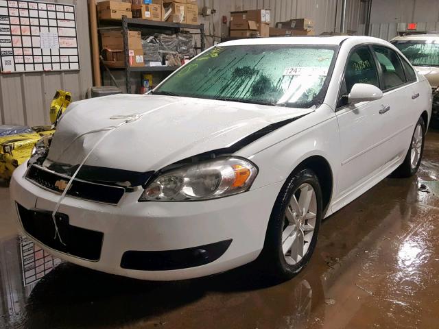 2G1WC5E31D1163468 - 2013 CHEVROLET IMPALA LTZ WHITE photo 2