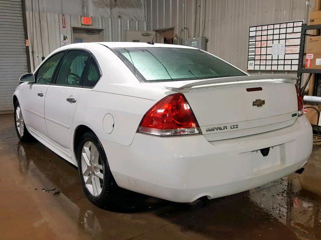 2G1WC5E31D1163468 - 2013 CHEVROLET IMPALA LTZ WHITE photo 3