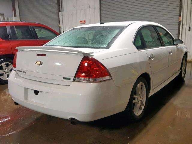 2G1WC5E31D1163468 - 2013 CHEVROLET IMPALA LTZ WHITE photo 4