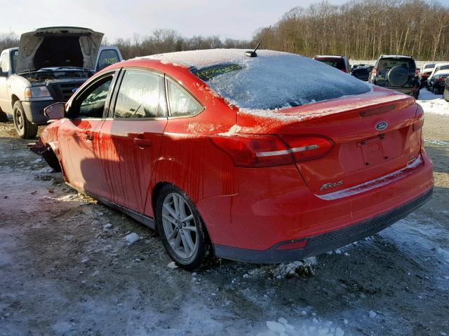 1FADP3F27FL270055 - 2015 FORD FOCUS SE 红色 照片 3