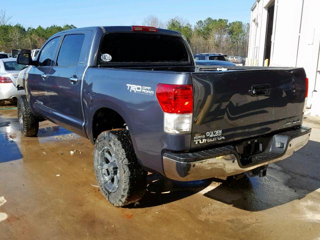 5TFHW5F18AX140594 - 2010 TOYOTA TUNDRA CRE GRAY photo 3