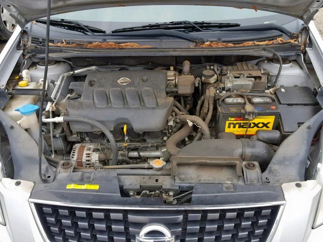 3N1AB61E68L651484 - 2008 NISSAN SENTRA 2.0 SILVER photo 7