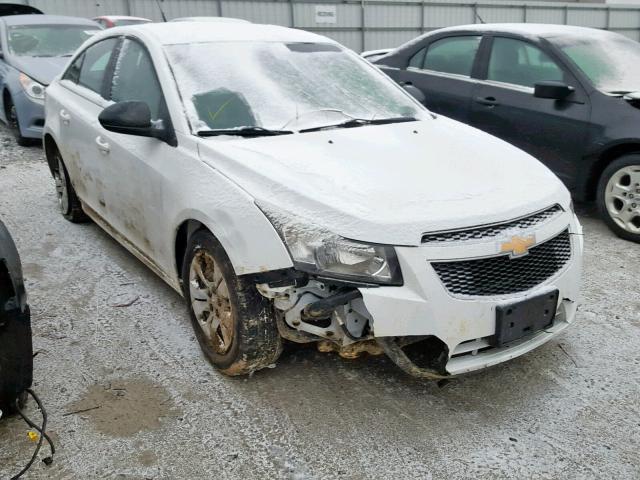 1G1PD5SH5C7253399 - 2012 CHEVROLET CRUZE LS WHITE photo 1