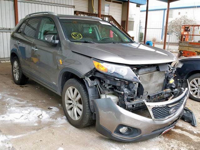 5XYKUCA19BG124979 - 2011 KIA SORENTO EX GRAY photo 1