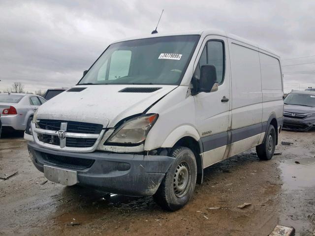 WD0PE745485273690 - 2008 DODGE SPRINTER 2 WHITE photo 2