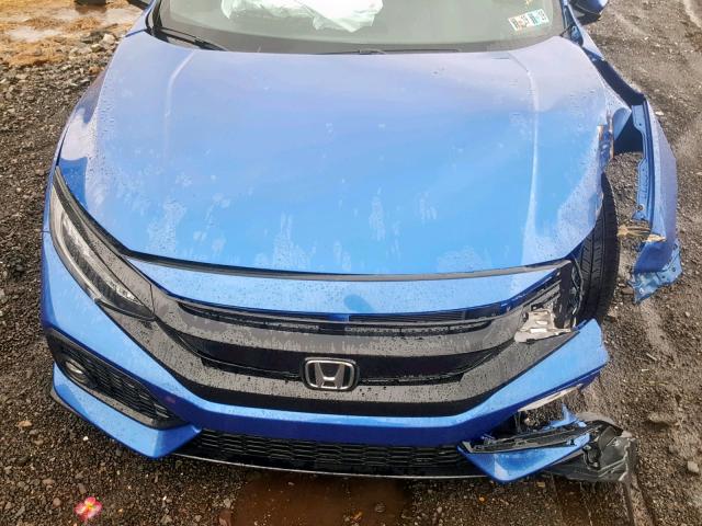 SHHFK7H93JU404332 - 2018 HONDA CIVIC SPOR BLUE photo 7