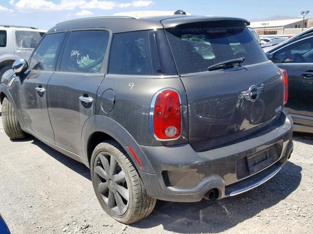 WMWZC5C54CWL55609 - 2012 MINI COOPER S C GRAY photo 3