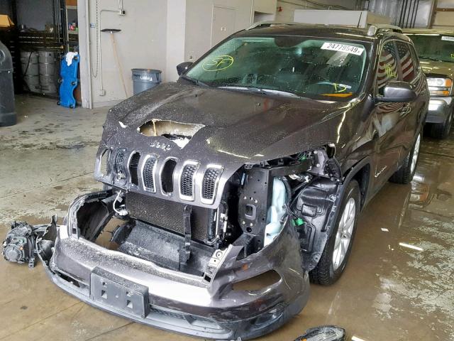 1C4PJMCS9GW102730 - 2016 JEEP CHEROKEE L GRAY photo 2