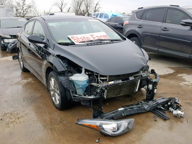 5NPDH4AE4FH637867 - 2015 HYUNDAI ELANTRA SE BLACK photo 1