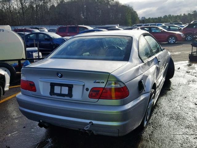 WBSBL93462JR13967 - 2002 BMW M3 SILVER photo 4