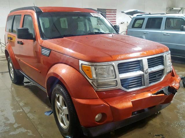 1D8GU28K98W217772 - 2008 DODGE NITRO SXT ORANGE photo 1