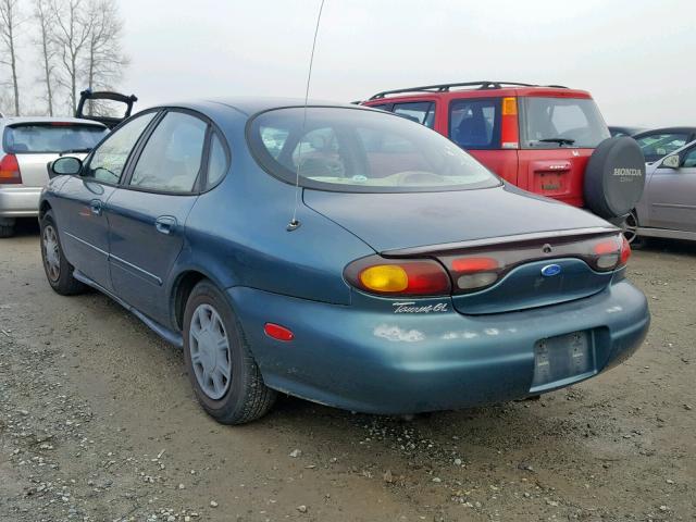 1FALP52U8VG230525 - 1997 FORD TAURUS GL TEAL photo 3