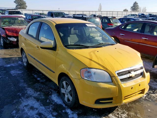KL1TD5DE5AB128963 - 2010 CHEVROLET AVEO LS YELLOW photo 1