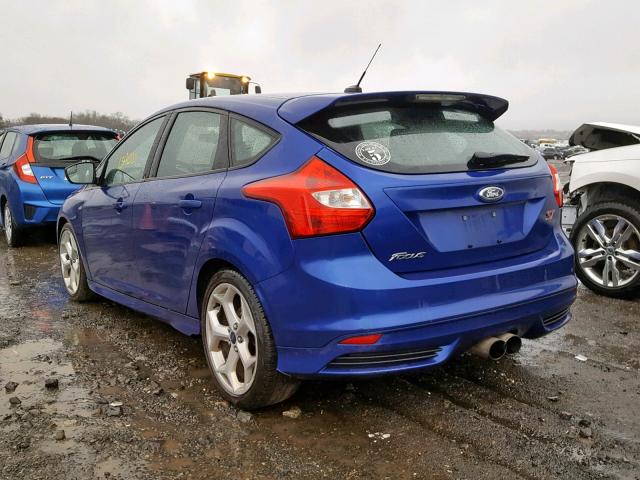 1FADP3L95EL285248 - 2014 FORD FOCUS ST BLUE photo 3