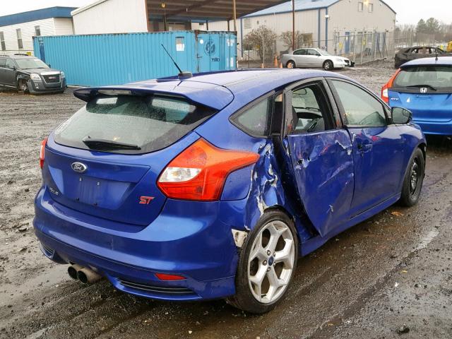 1FADP3L95EL285248 - 2014 FORD FOCUS ST BLUE photo 4