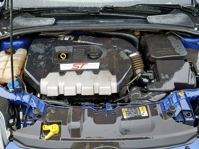 1FADP3L95EL285248 - 2014 FORD FOCUS ST BLUE photo 7