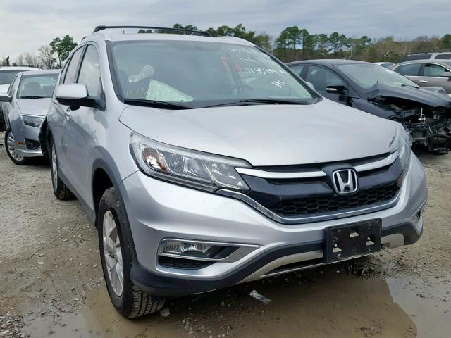 2HKRM4H7XGH668115 - 2016 HONDA CR-V EXL SILVER photo 1