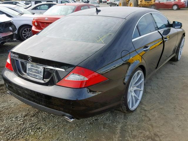 WDDDJ72X59A149602 - 2009 MERCEDES-BENZ CLS 550 BLACK photo 4