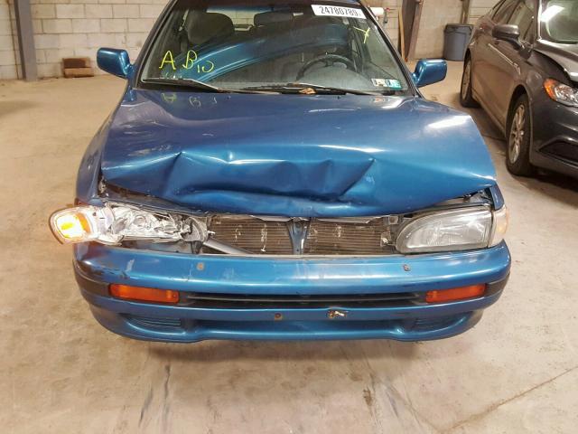 JF1GF2553RH840159 - 1994 SUBARU IMPREZA LS TURQUOISE photo 7