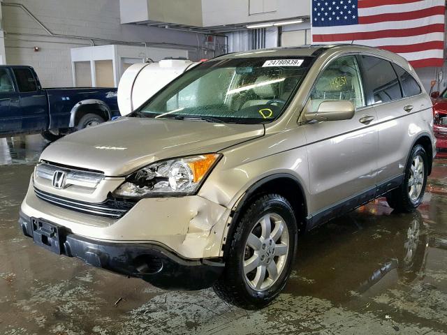 JHLRE38727C011928 - 2007 HONDA CR-V EXL TAN photo 2