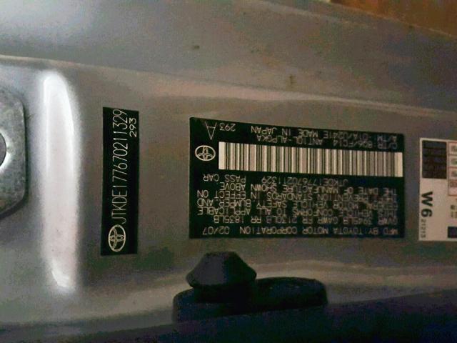 JTKDE177670211329 - 2007 TOYOTA SCION TC Mavi foto 10