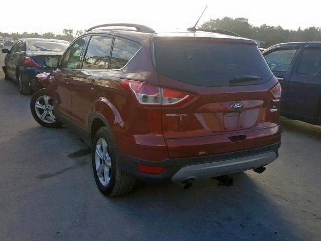 1FMCU0GX0FUC01589 - 2015 FORD ESCAPE SE RED photo 3