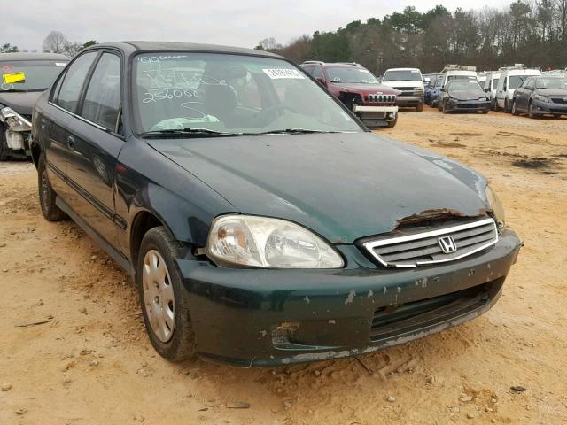 2HGEJ6612XH594524 - 1999 HONDA CIVIC BASE GREEN photo 1