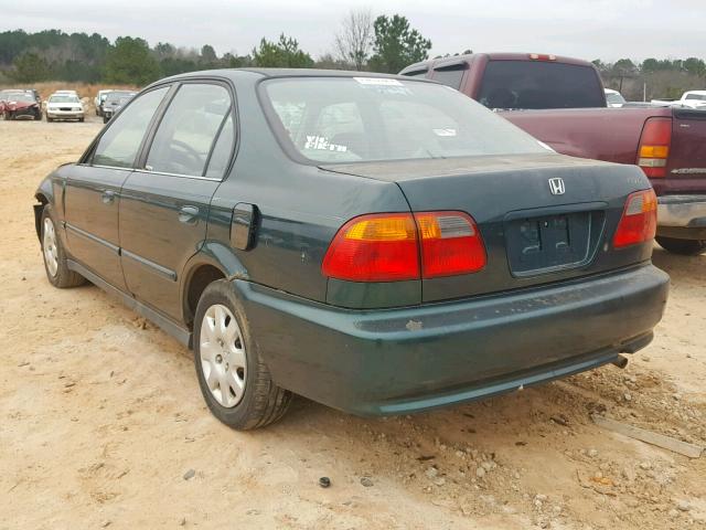 2HGEJ6612XH594524 - 1999 HONDA CIVIC BASE GREEN photo 3