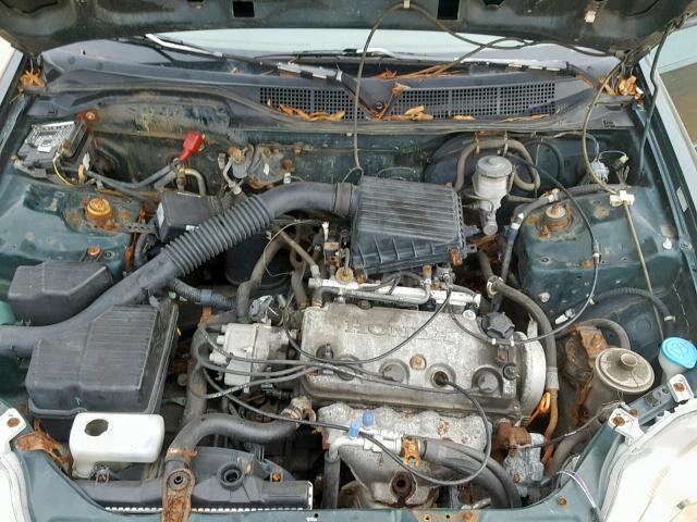 2HGEJ6612XH594524 - 1999 HONDA CIVIC BASE GREEN photo 7