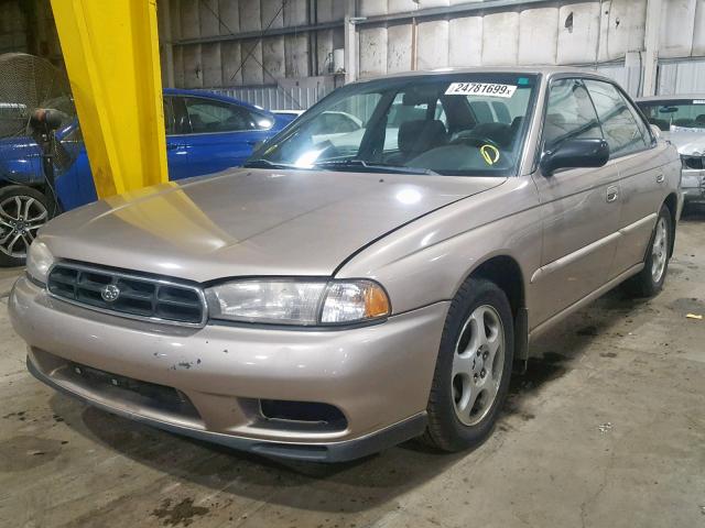 4S3BD4359X7259177 - 1999 SUBARU LEGACY L GRAY photo 2