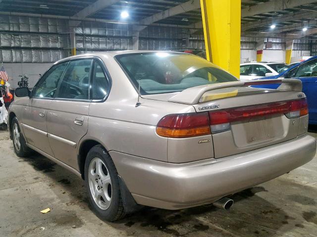 4S3BD4359X7259177 - 1999 SUBARU LEGACY L GRAY photo 3