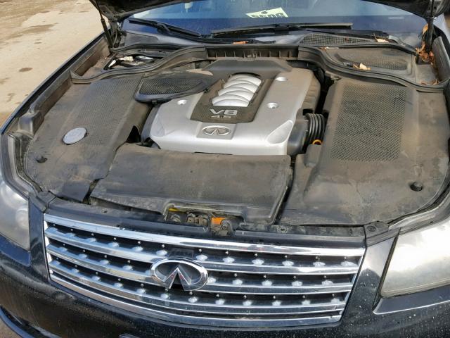 JNKBY01E97M401995 - 2007 INFINITI M45 BASE BLACK photo 7