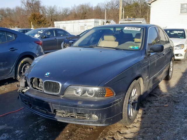 WBADT33461GF40969 - 2001 BMW 525 I BLUE photo 2