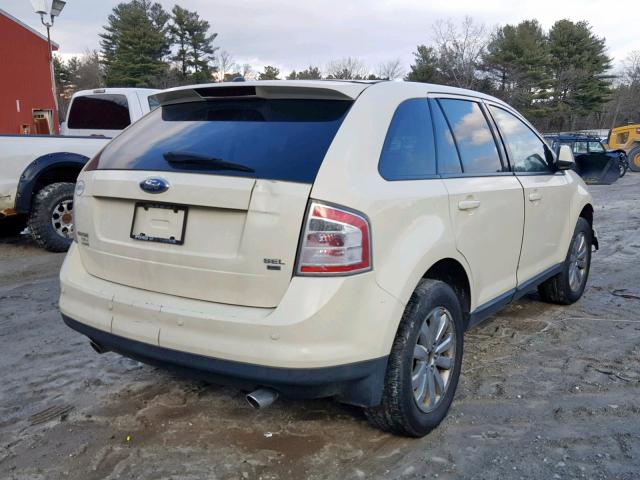 2FMDK49C37BA65767 - 2007 FORD EDGE SEL P CREAM photo 4