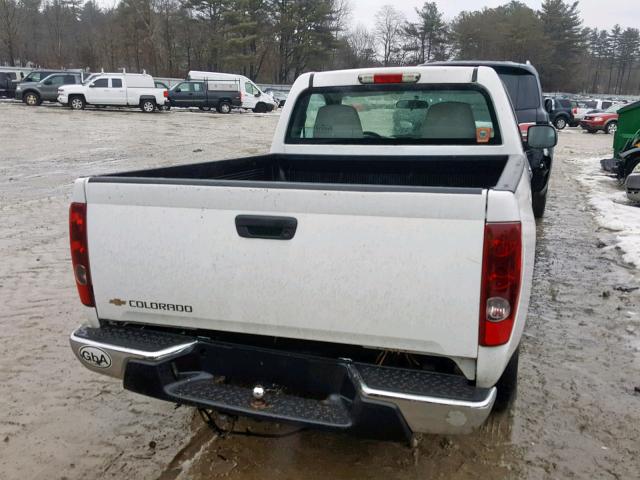 1GCCS148068228085 - 2006 CHEVROLET COLORADO WHITE photo 9