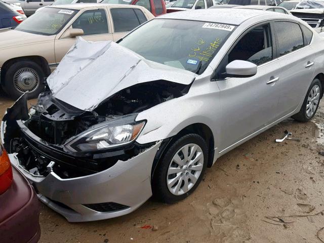 3N1AB7AP5GY302793 - 2016 NISSAN SENTRA S GRAY photo 2