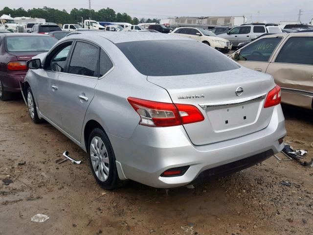 3N1AB7AP5GY302793 - 2016 NISSAN SENTRA S GRAY photo 3