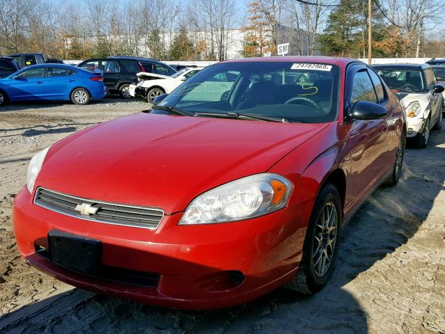 2G1WJ15K779144094 - 2007 CHEVROLET MONTE CARL RED photo 2