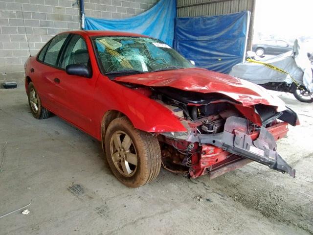 1G1JF52F447229286 - 2004 CHEVROLET CAVALIER L RED photo 1