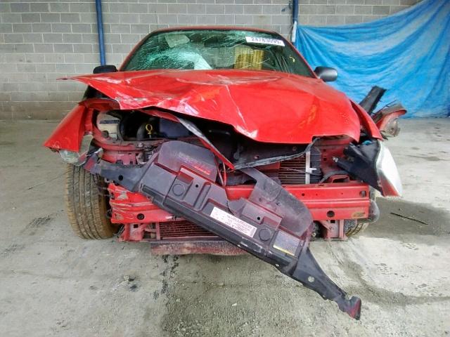 1G1JF52F447229286 - 2004 CHEVROLET CAVALIER L RED photo 9