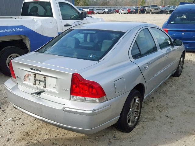 YV1RS592072635960 - 2007 VOLVO S60 2.5T SILVER photo 4